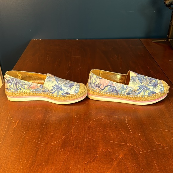 Lily Pulitzer Espadrilles size 7.5 - Picture 4 of 5